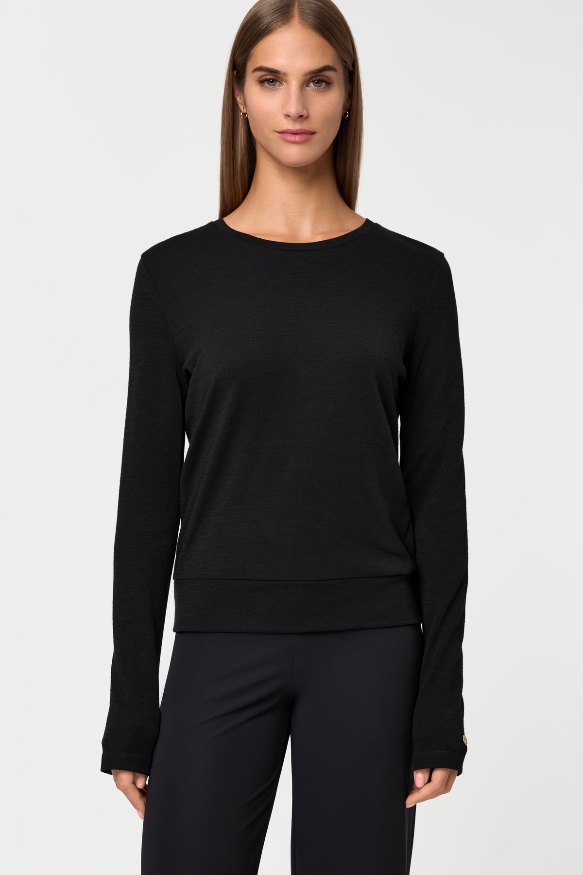 DELCORSO Merino Sweater black
