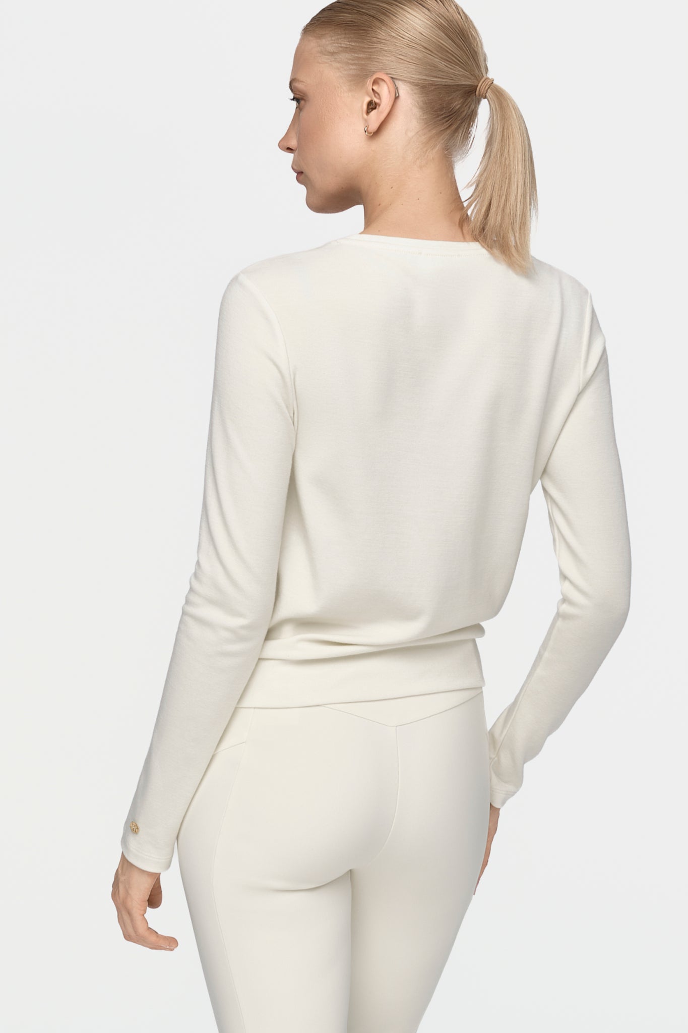 DELCORSO Merino Pullover cream