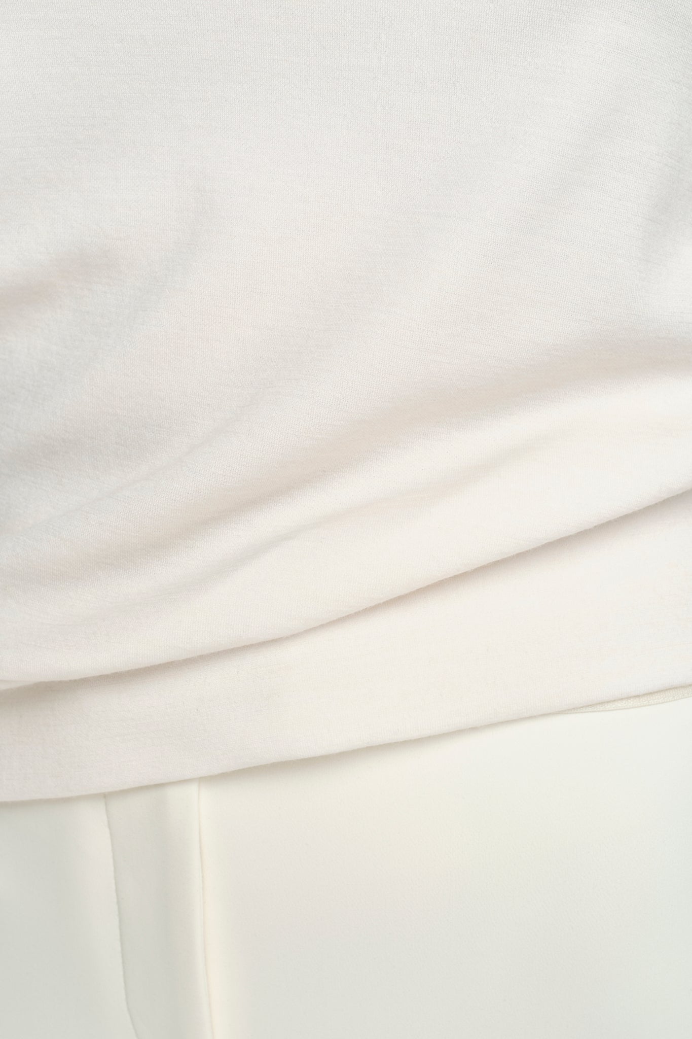 DELCORSO Merino Pullover cream