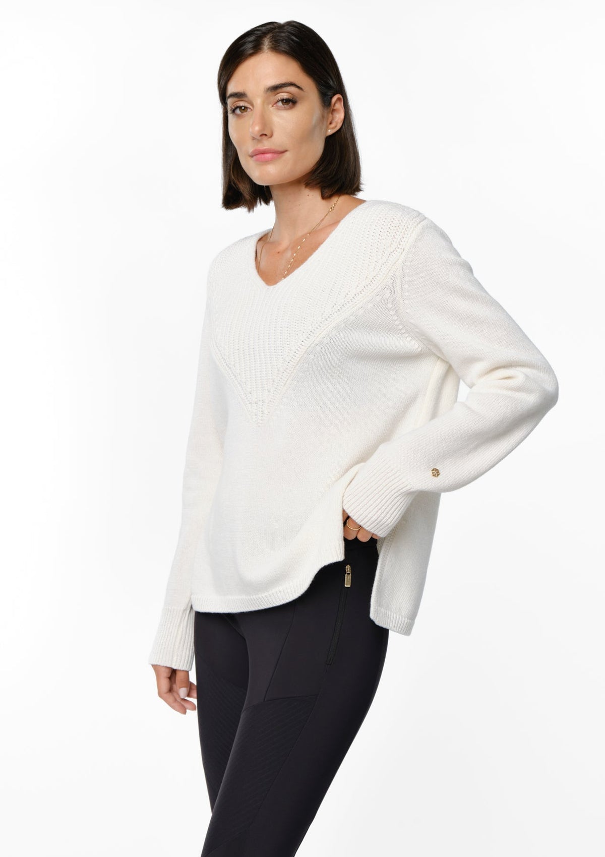 NEROLA Merino Cashmere Sweater cajo