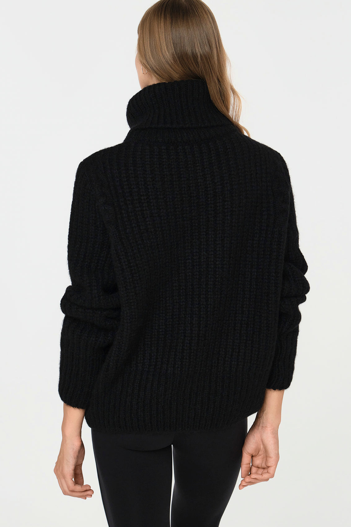 PELLICI Alpaca-Blend Sweater schwarz