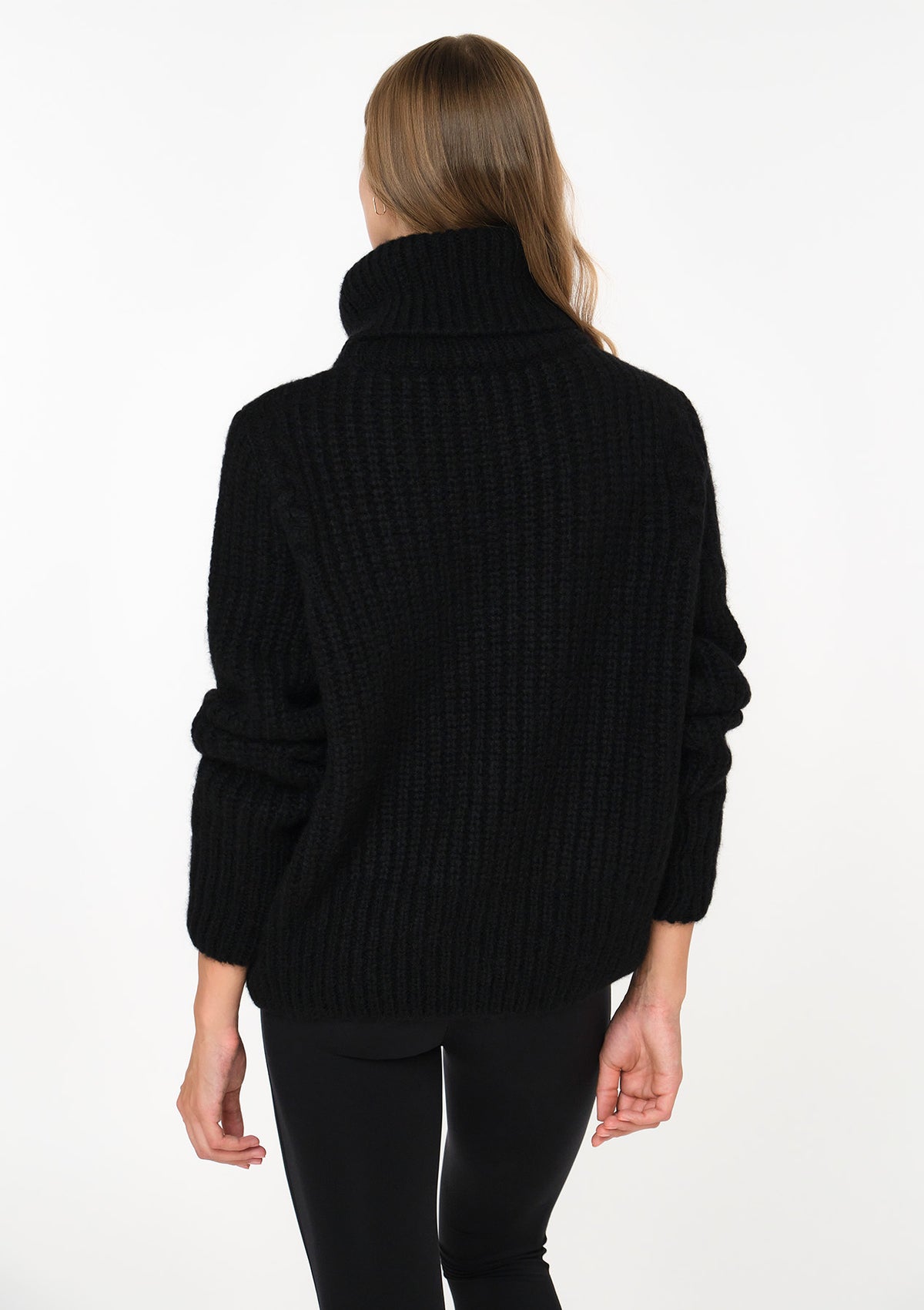 PELLICI Alpaca-Blend Sweater schwarz