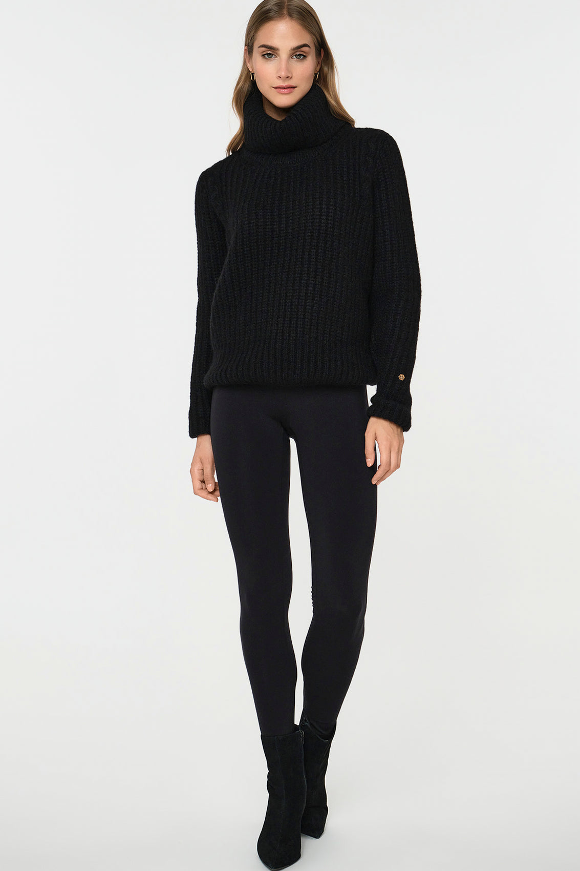 PELLICI Alpaca-Blend Sweater schwarz