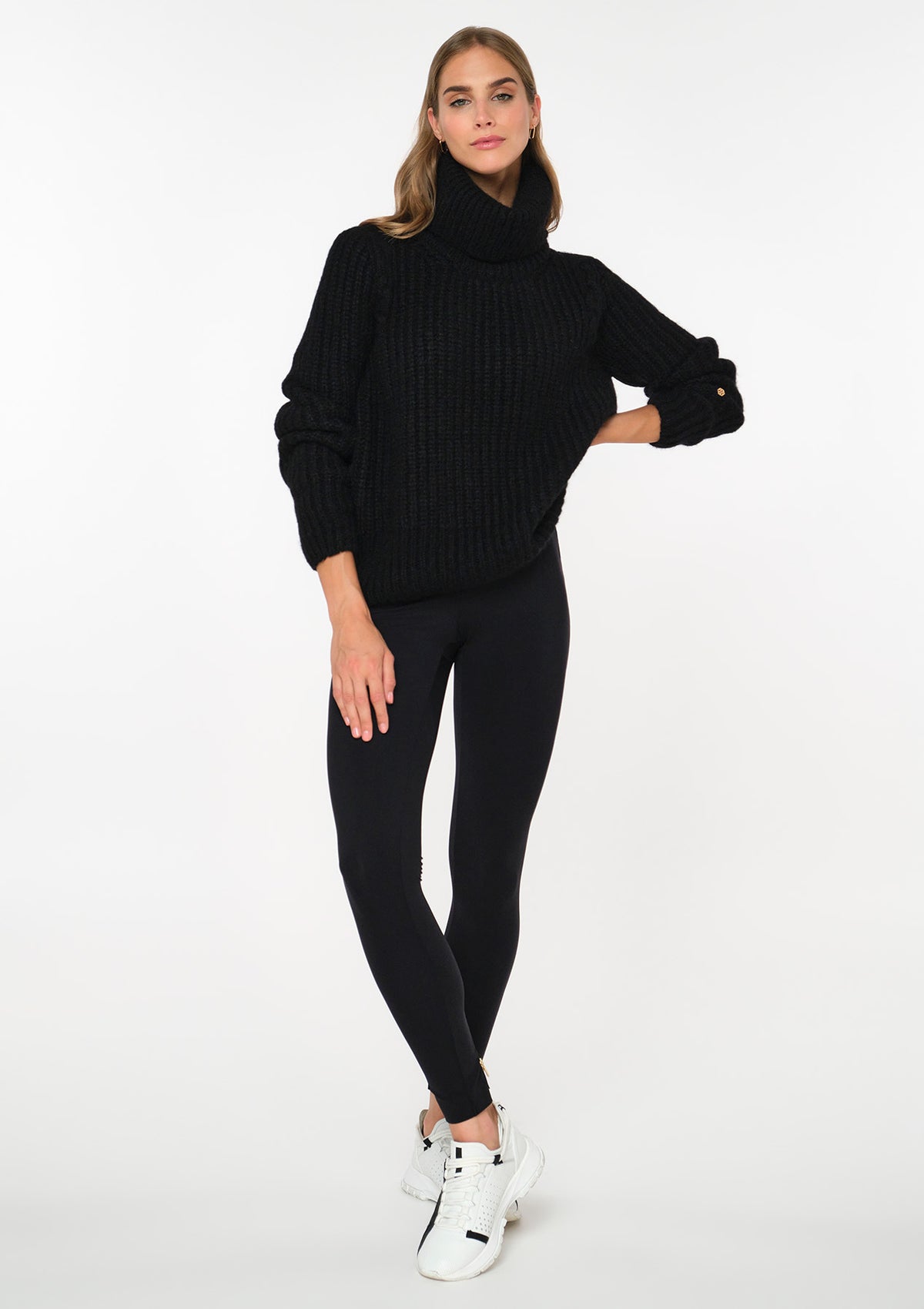 PELLICI Alpaca-Blend Sweater schwarz