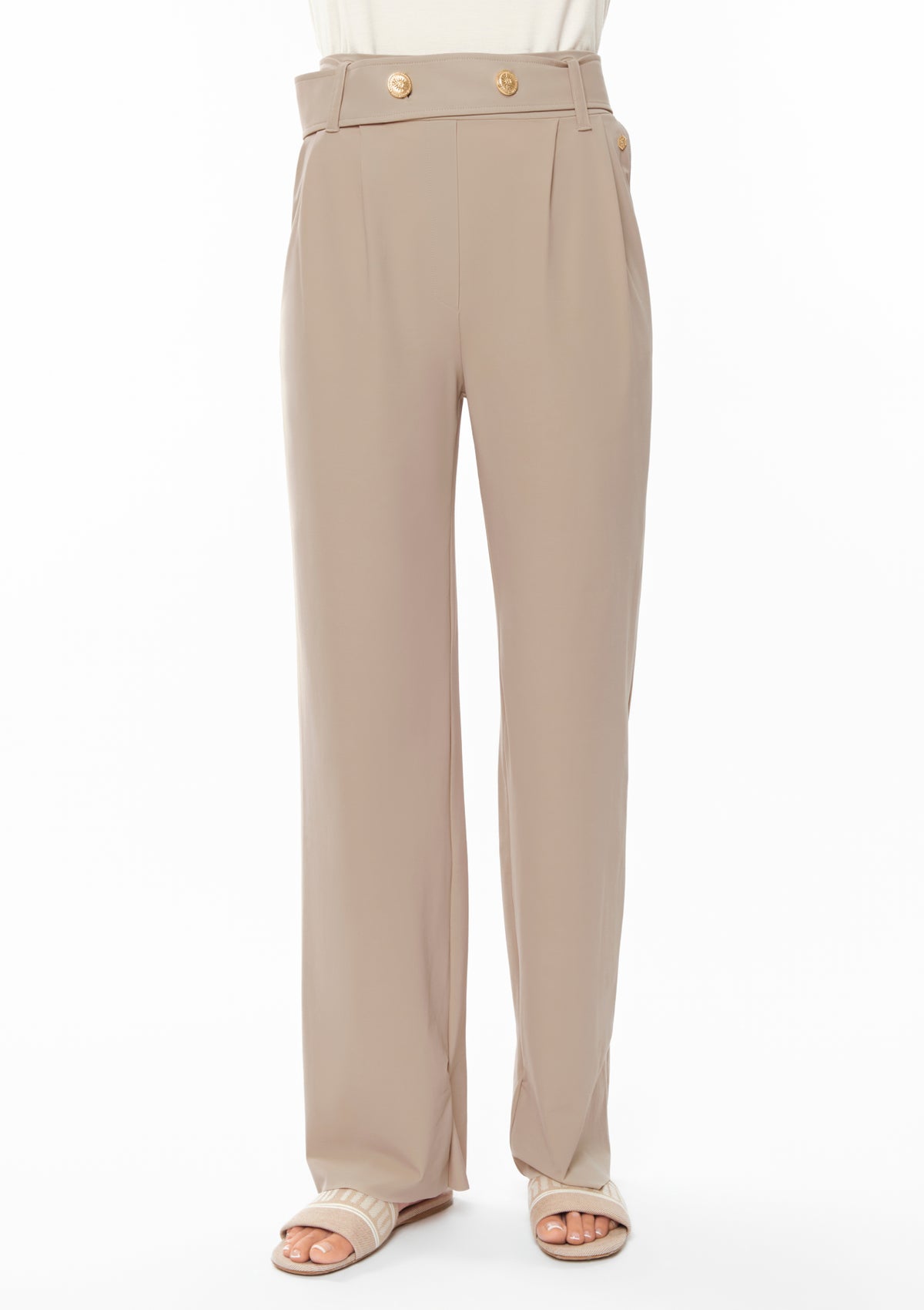 VITORIA Wide Leg Stretch Pants sahar