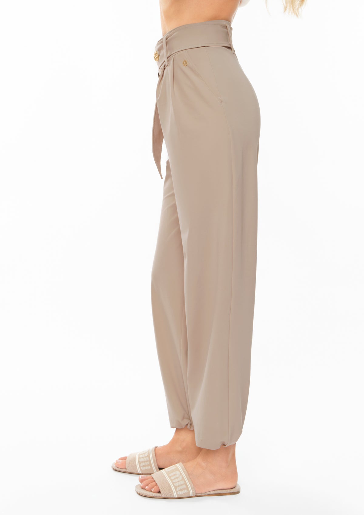 VITORIA Wide Leg Stretch Pants sahar