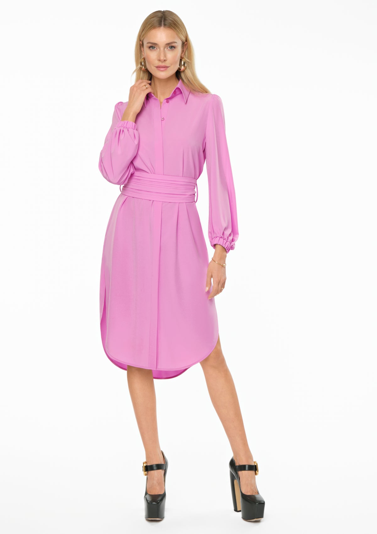 ATELLA Shirt Dress magenta