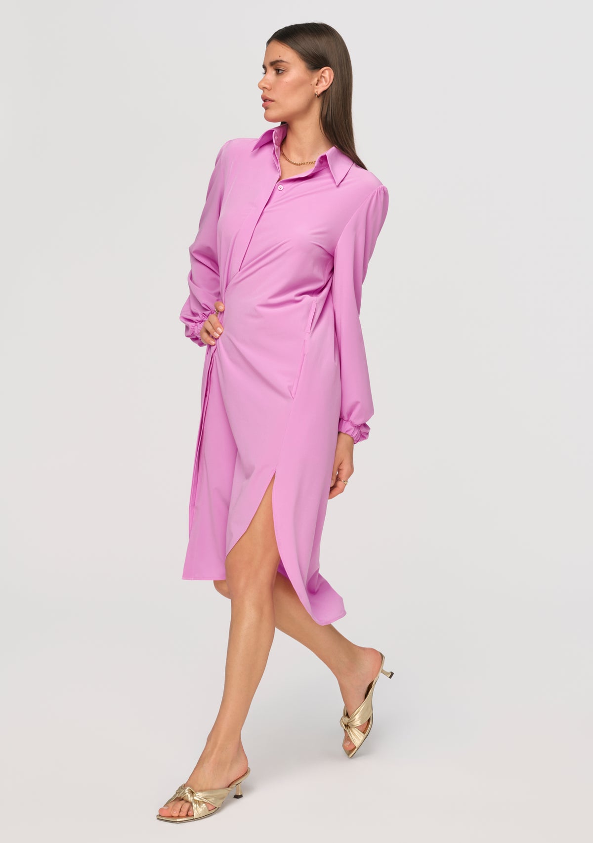 ATELLA Shirt Dress magenta