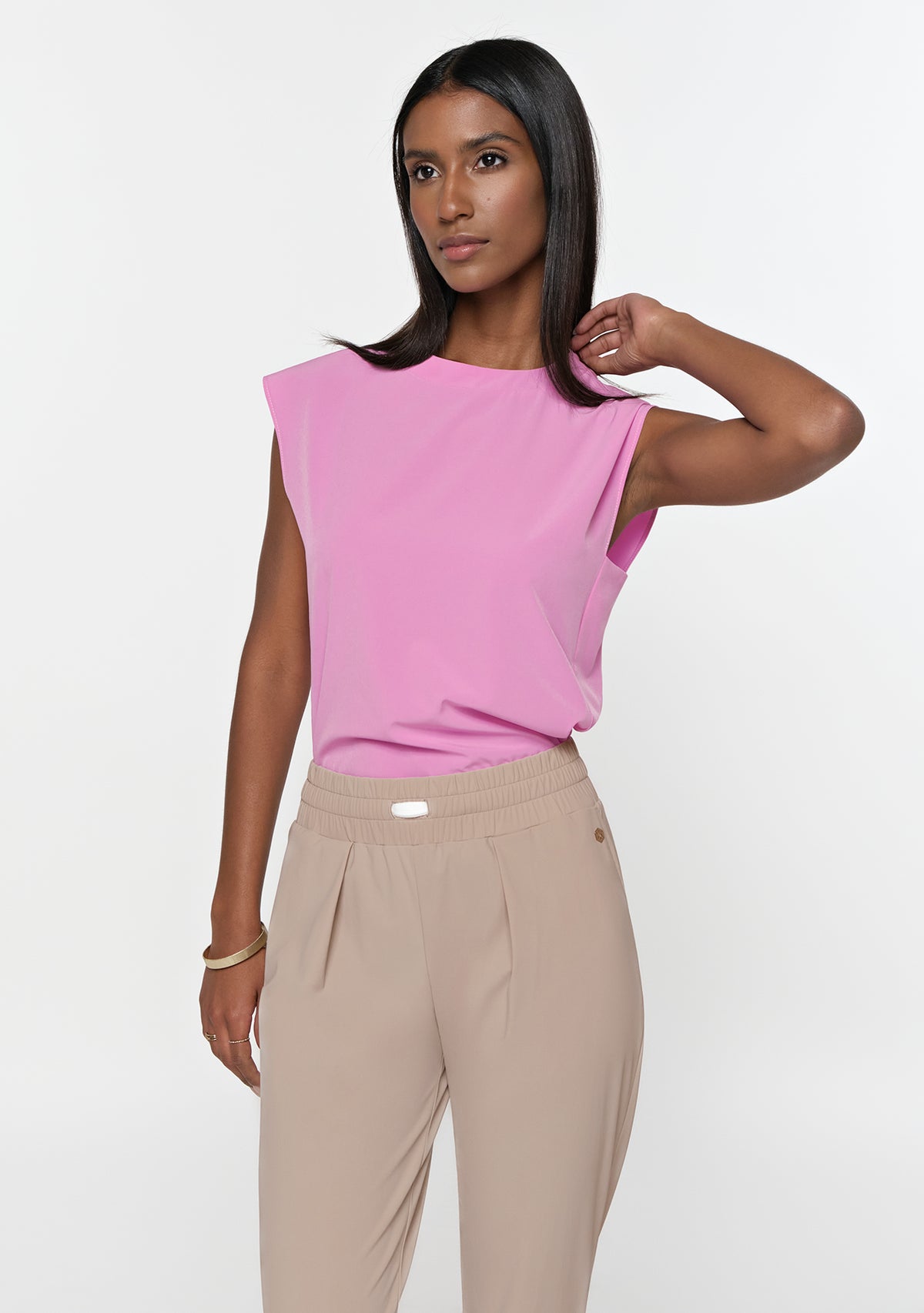 SCALA Voile Blouse magenta