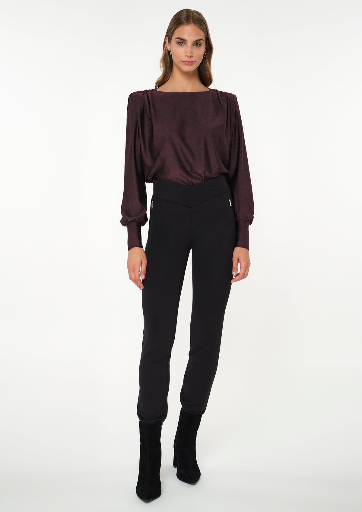 PECUNIA Blouse tawny port