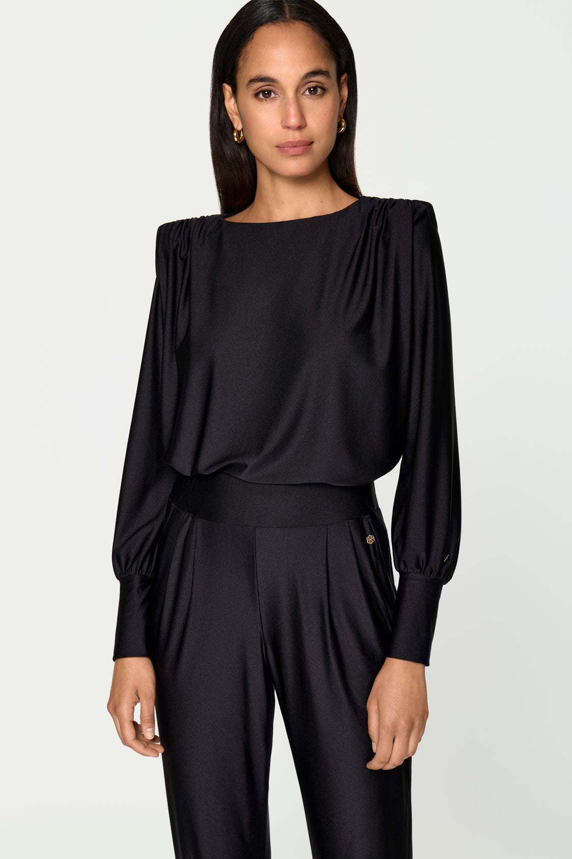 PECUNIA Blouse schwarz