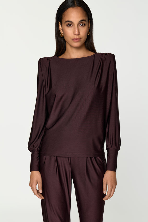 PECUNIA Blouse tawny port