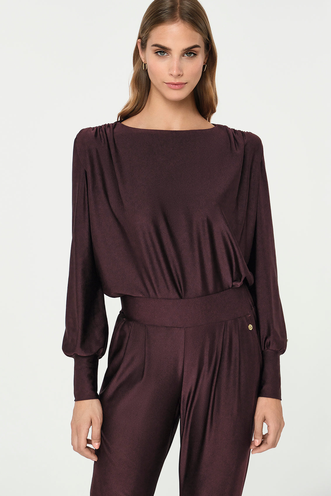 PECUNIA Blouse tawny port