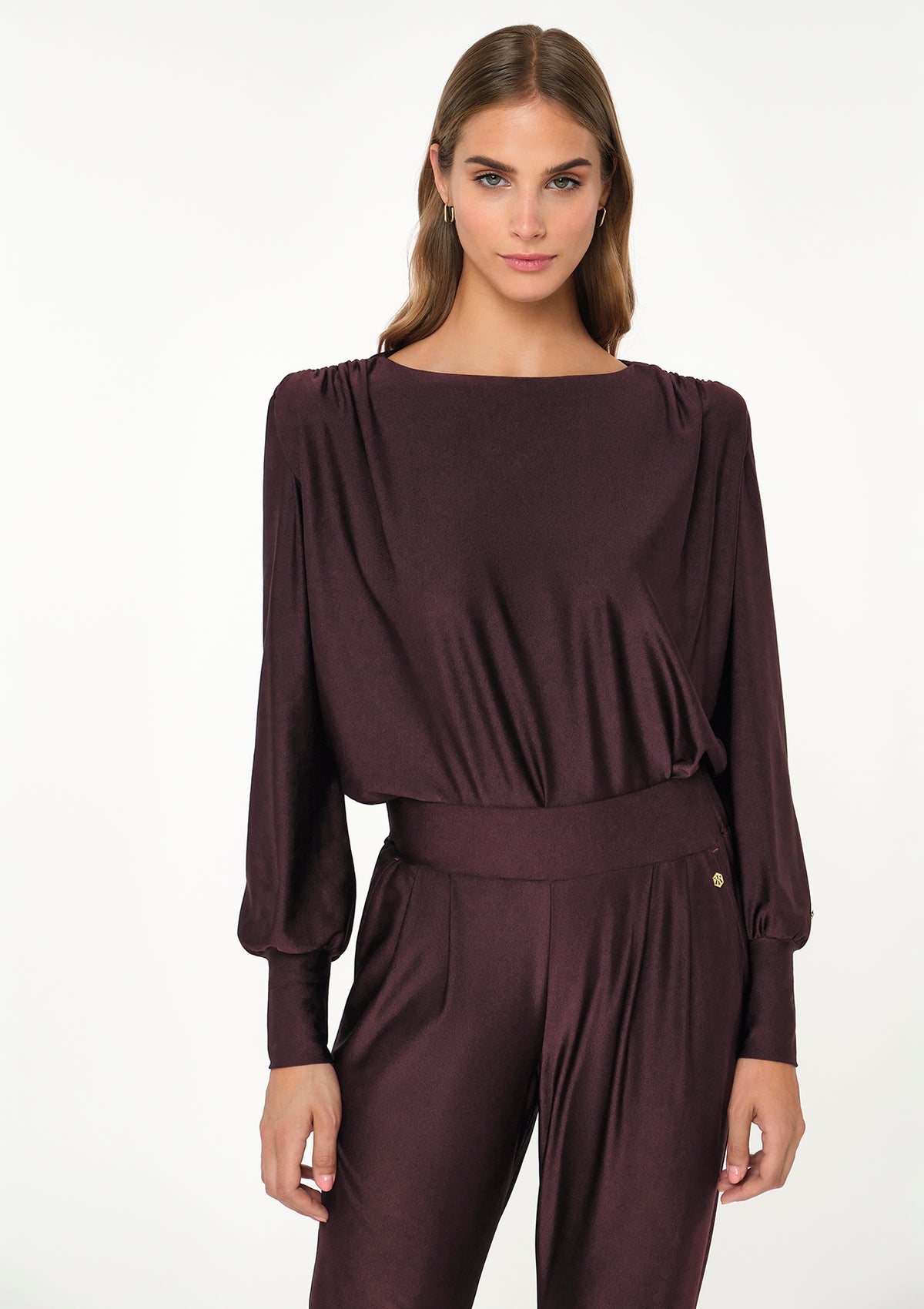 PECUNIA Blouse tawny port