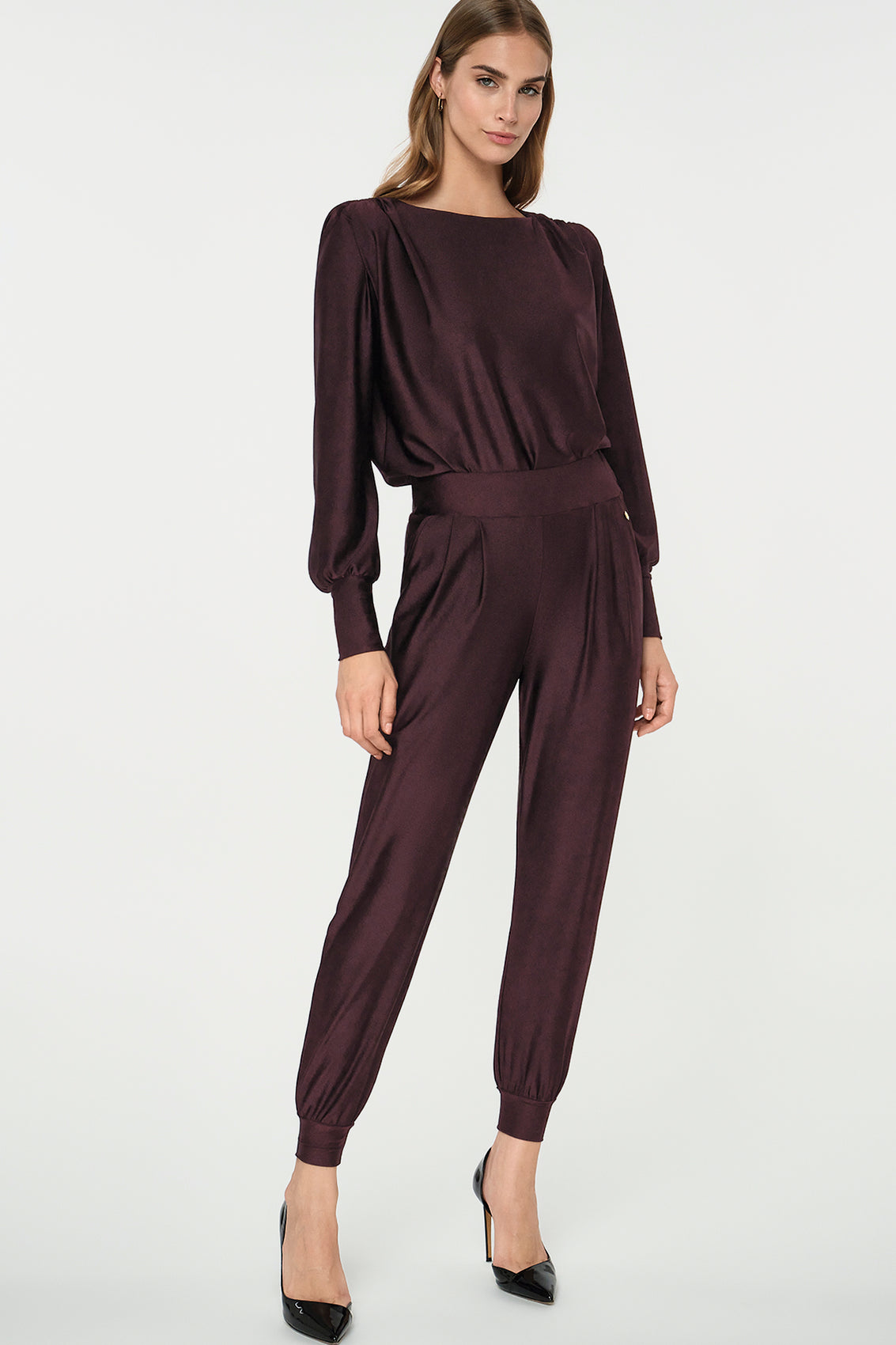 AURA Stretch Pants tawny port