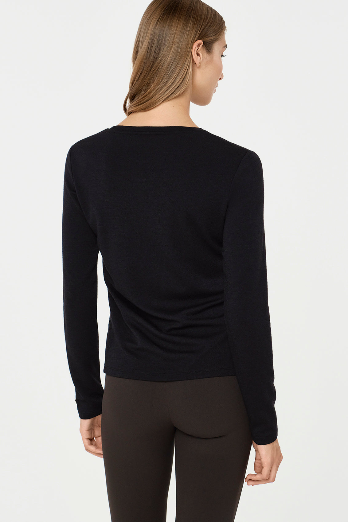 PACE Wolle Top schwarz