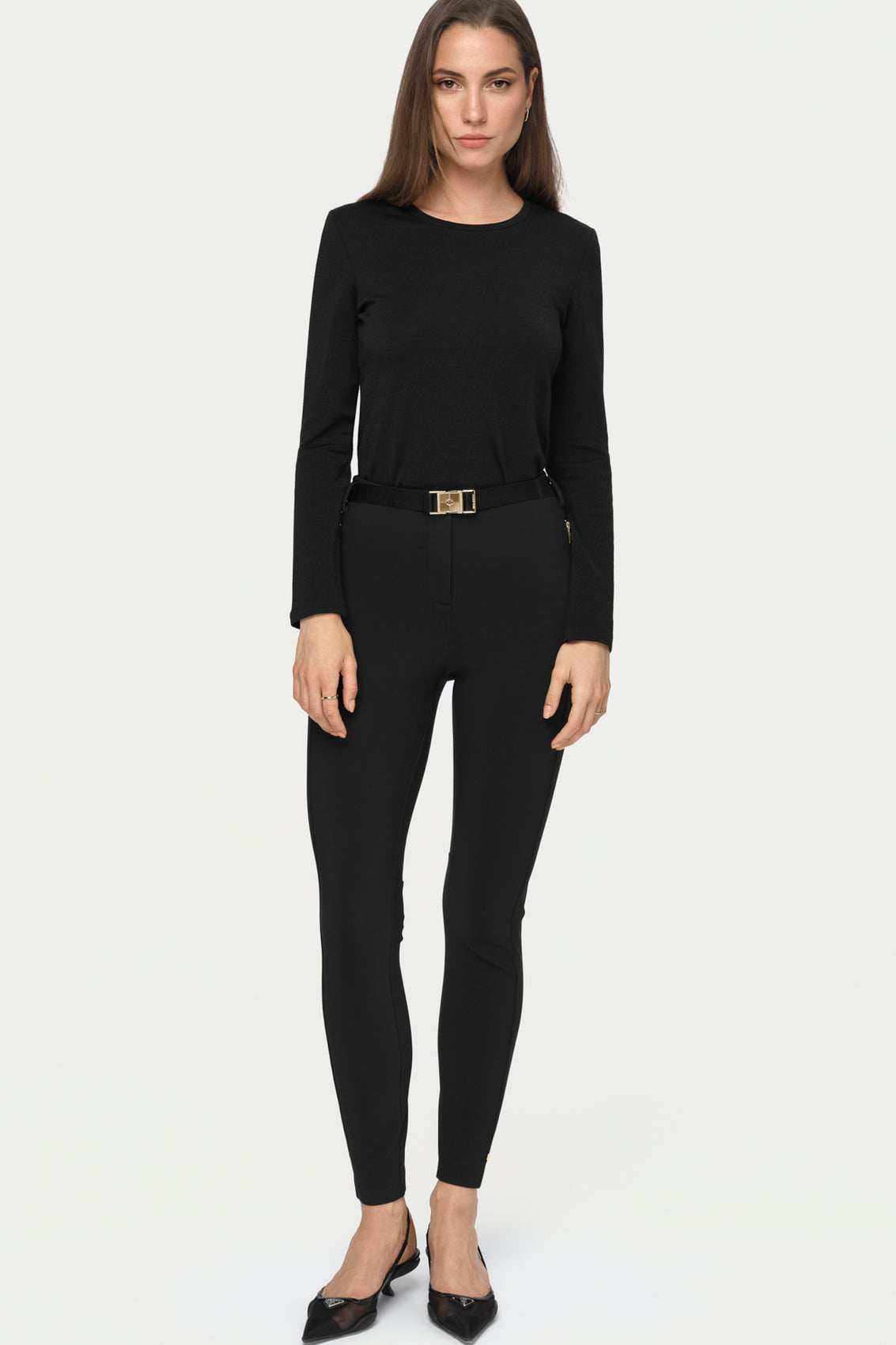 PACE Wolle Top schwarz