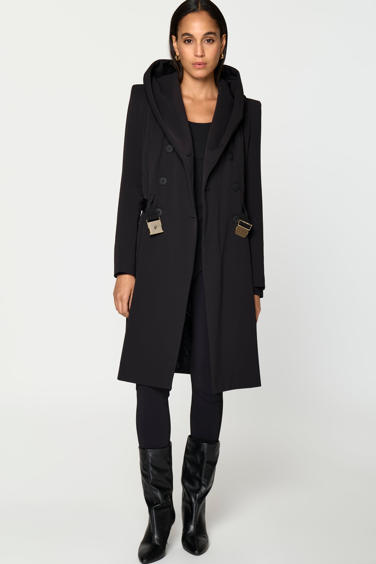 PONTIFEX Coat black