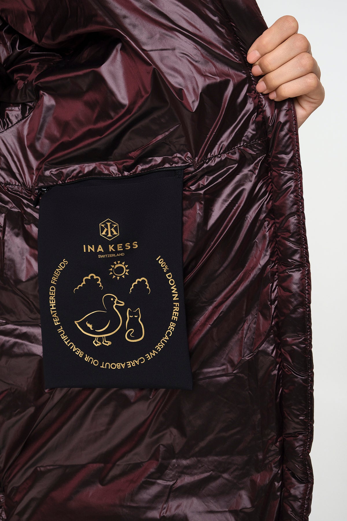 SQN Puffer Jacket tawny port