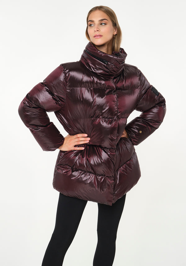 SQN Puffer Jacket tawny port