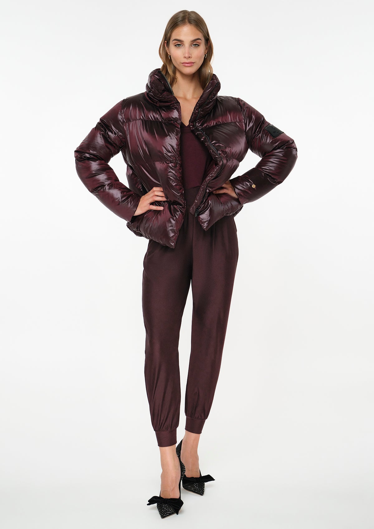 AURA Stretch Pants tawny port