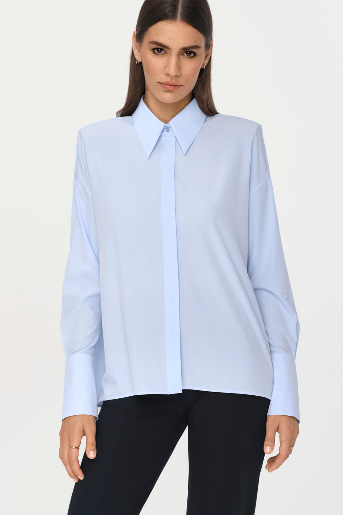 PADRONNE Hemd celeste