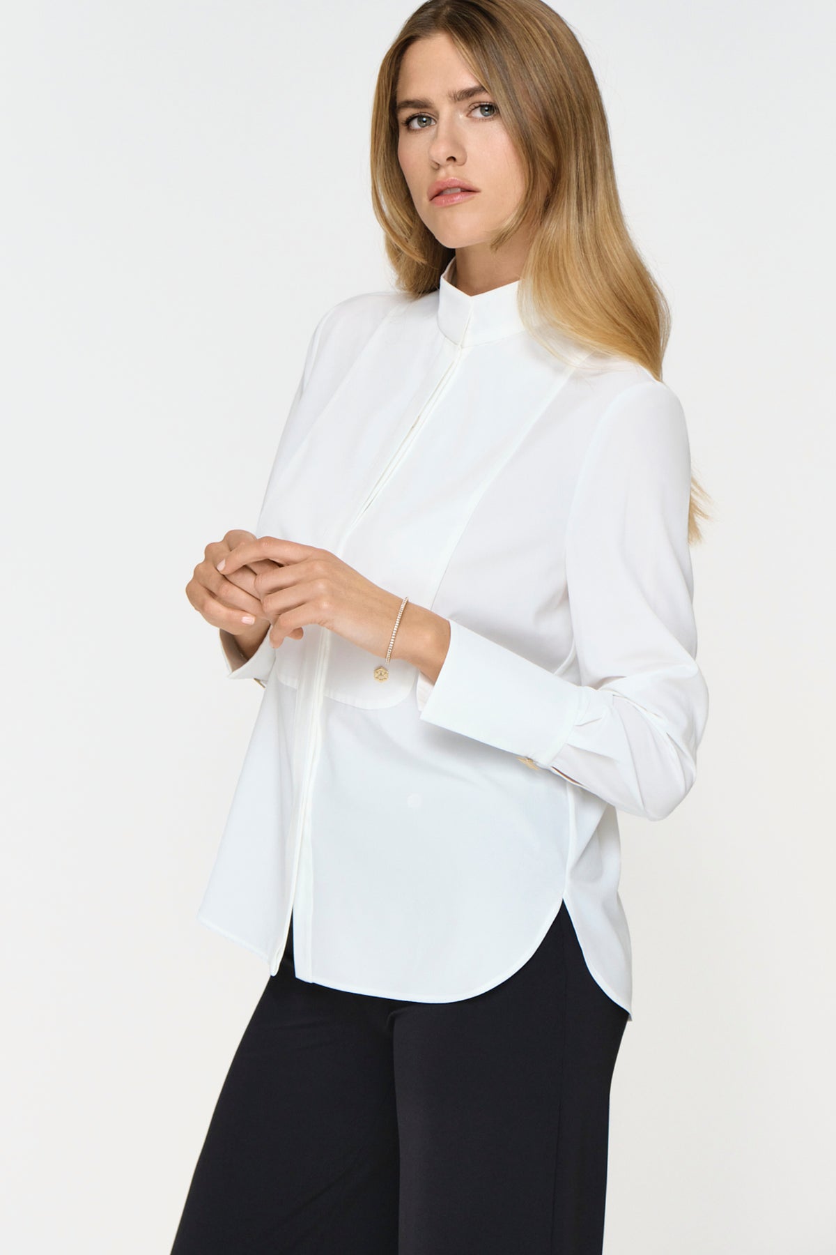 SELEN Bluse weiss