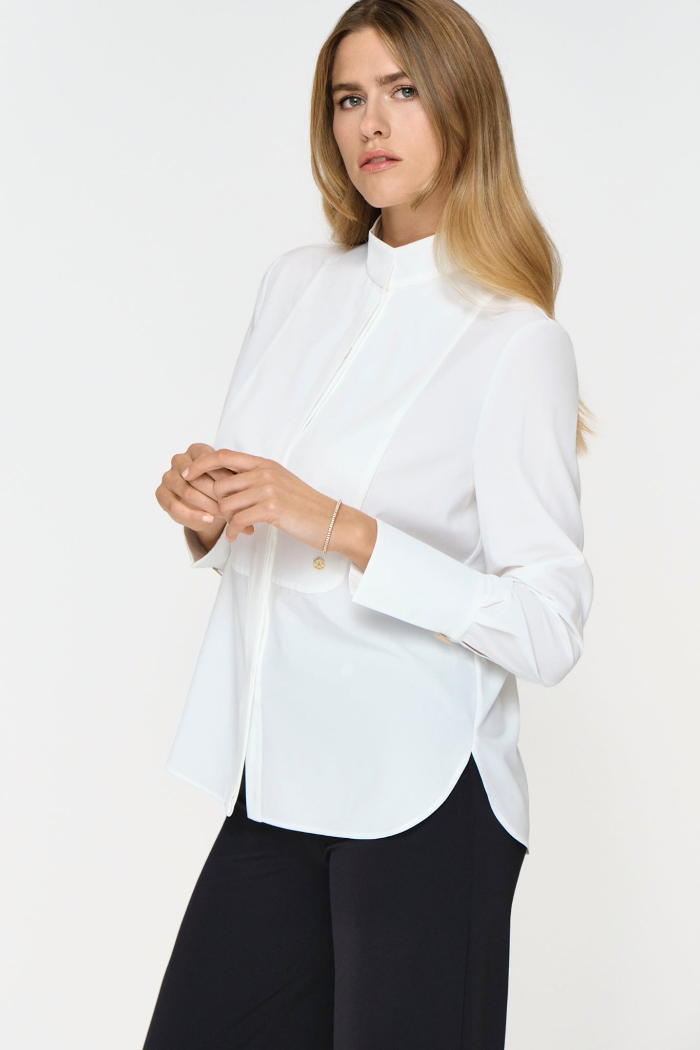 SELEN Bluse weiss