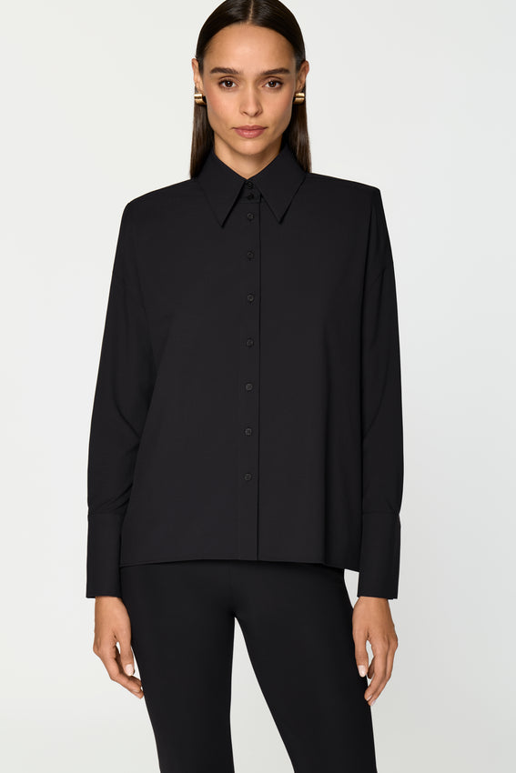 LAREGIA Stretch Shirt black
