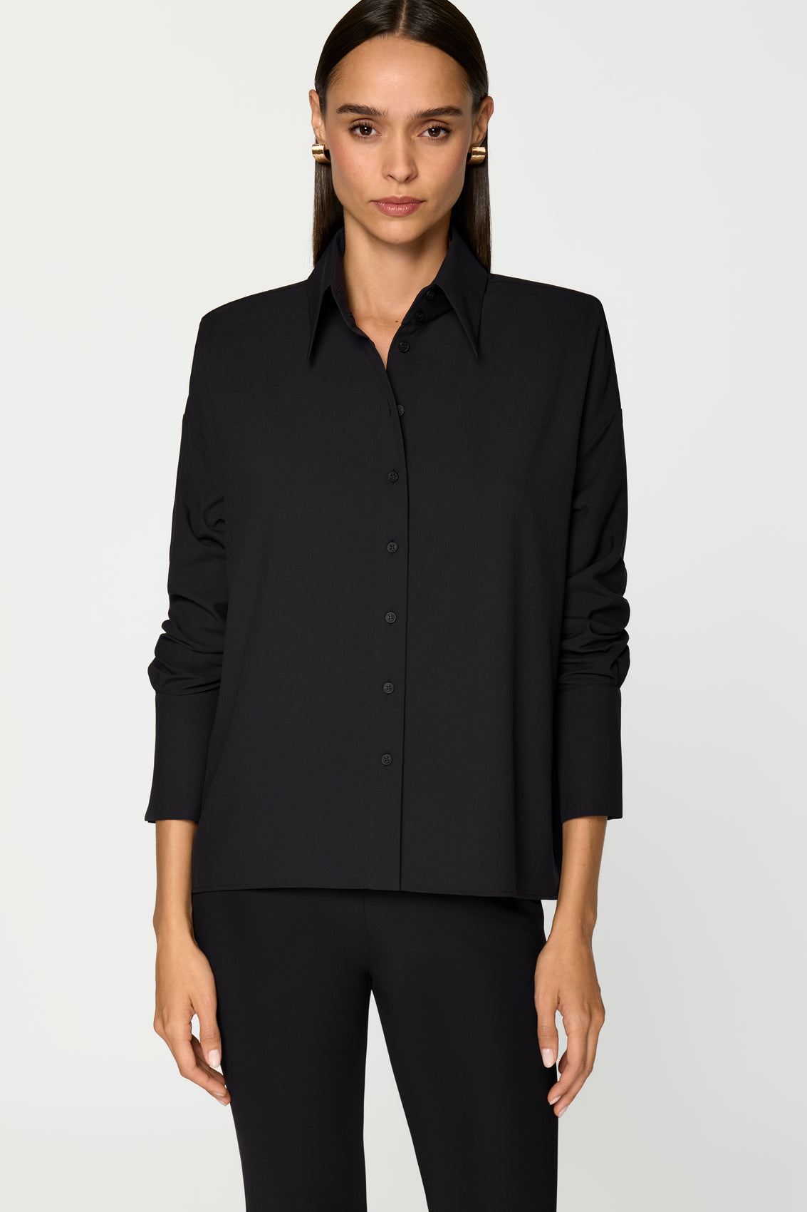 LAREGIA Stretch Shirt black