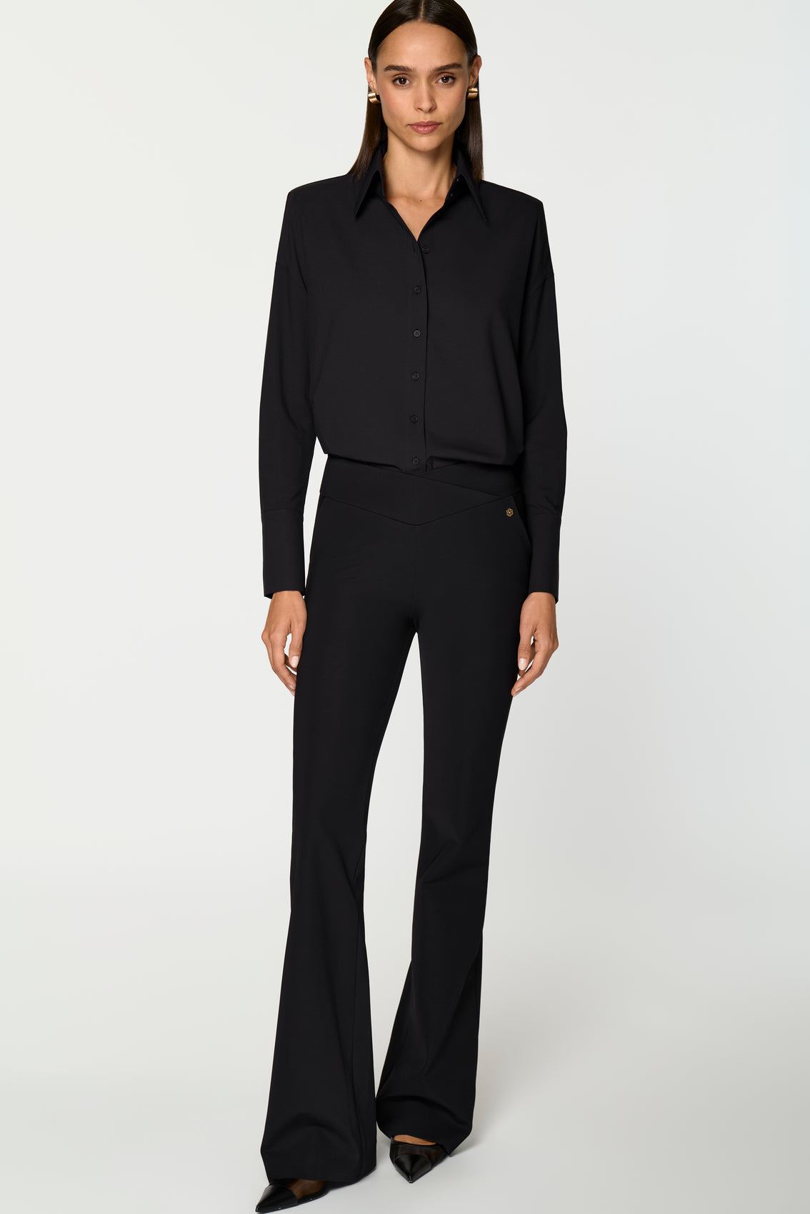 LAREGIA Stretch Shirt black