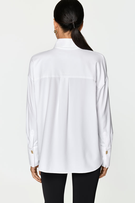 LAREGIA Stretch Shirt white