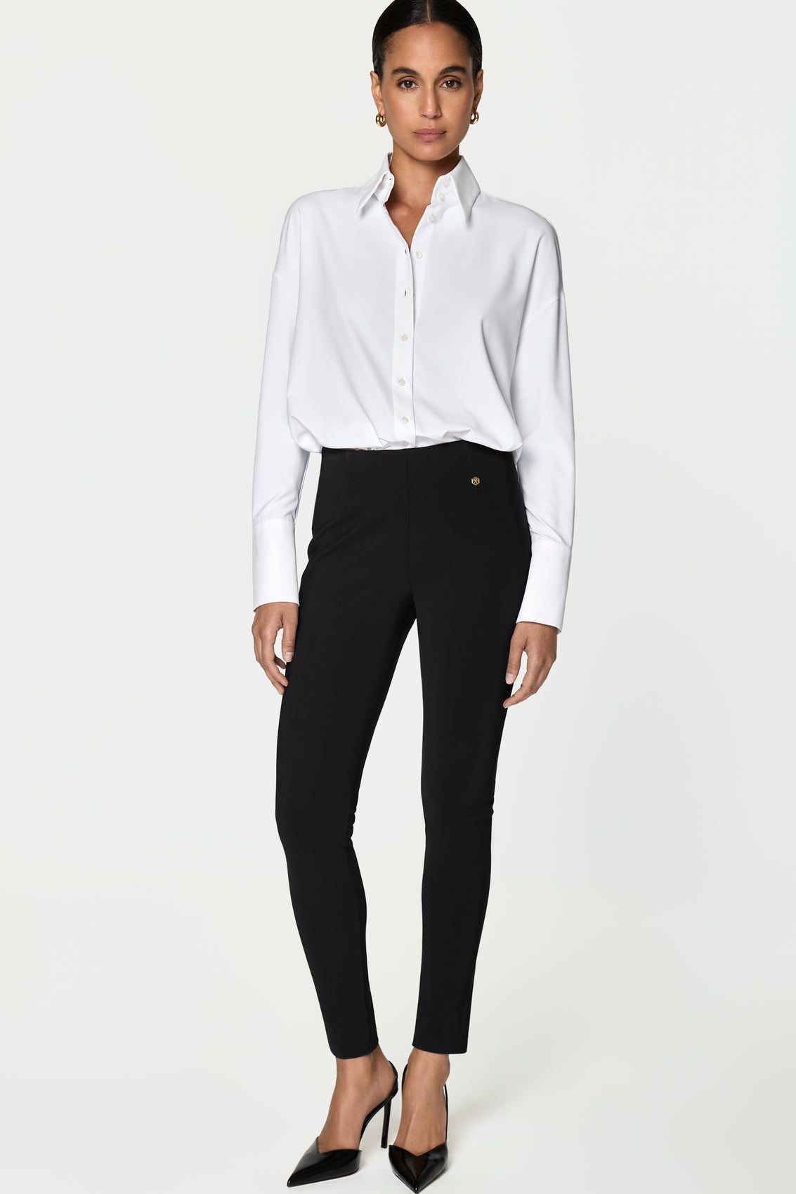 LAREGIA Stretch Shirt white