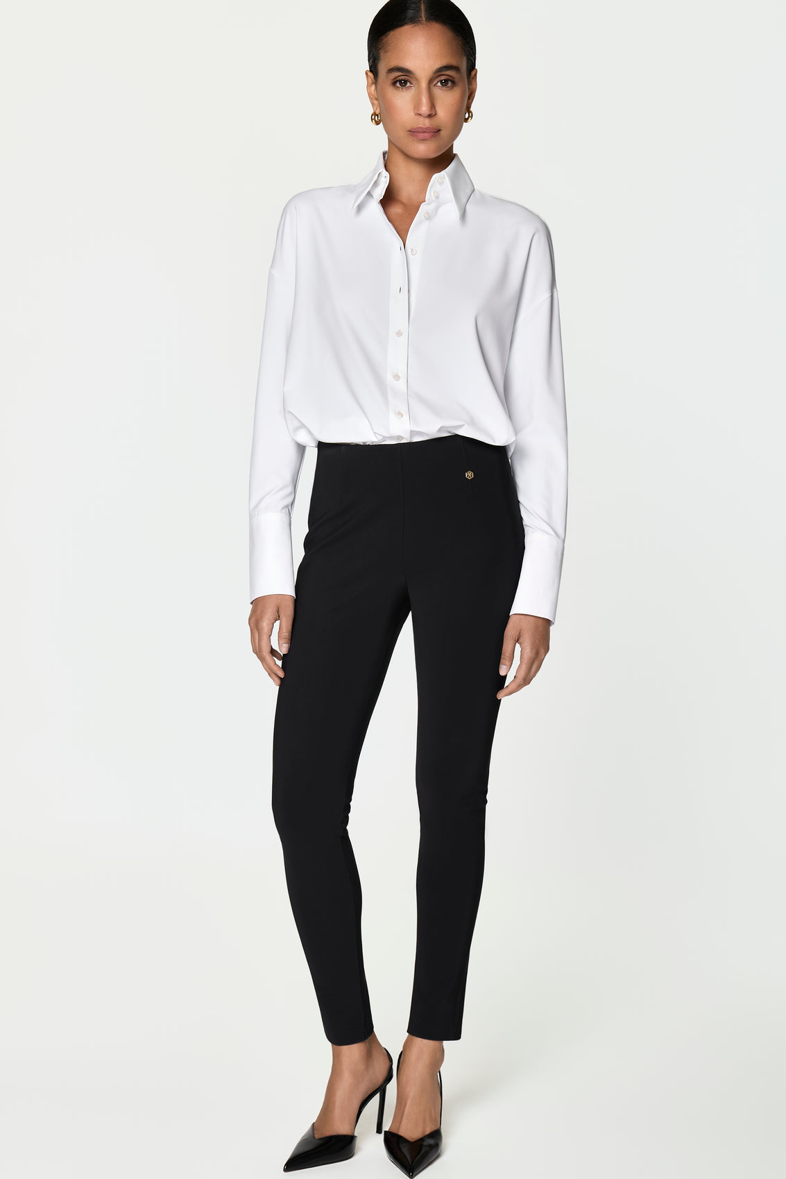 LAREGIA Stretch Shirt white