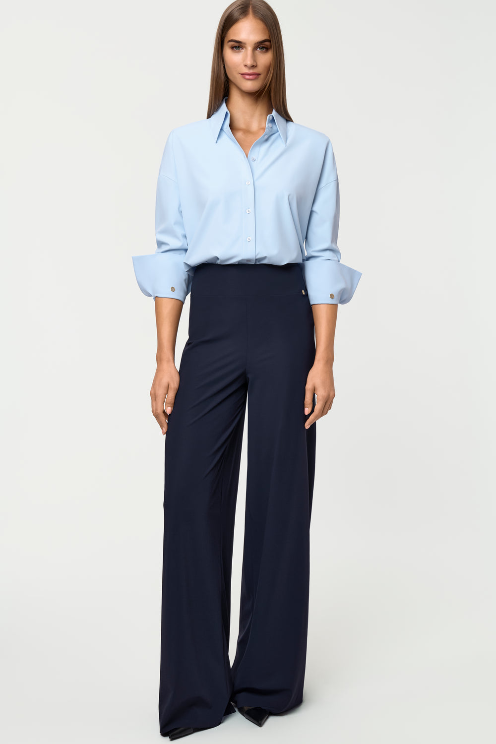 LAREGIA Stretch Shirt chambray