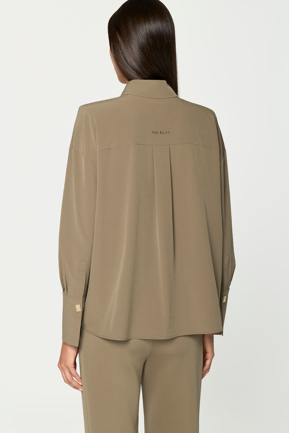 PADRONNE Shirt oliva