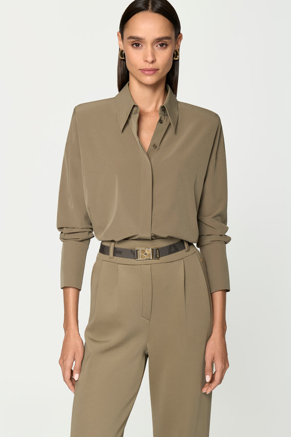 PADRONNE Shirt oliva