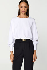 CHERUBIN Bluse weiss