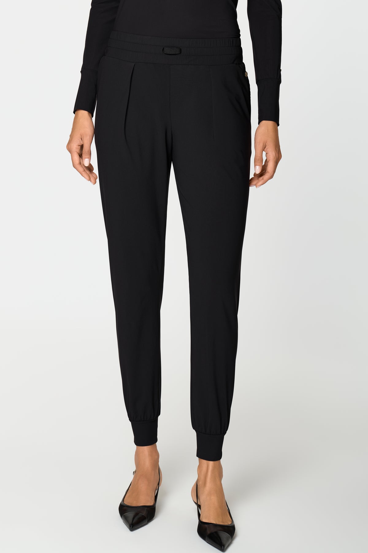 LUXE LÉGER Track Pants black