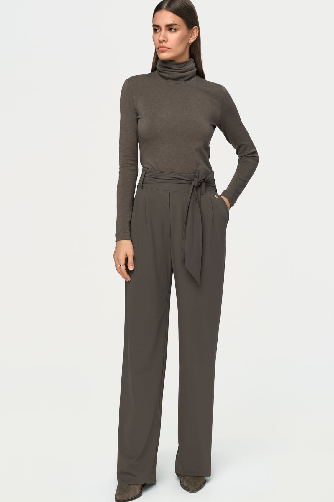 CIRCE Turtleneck Sweater ombre