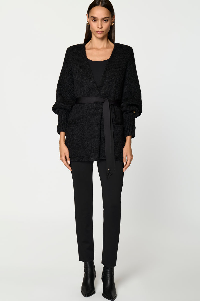 CANOLO Cardigan black - INA KESS International