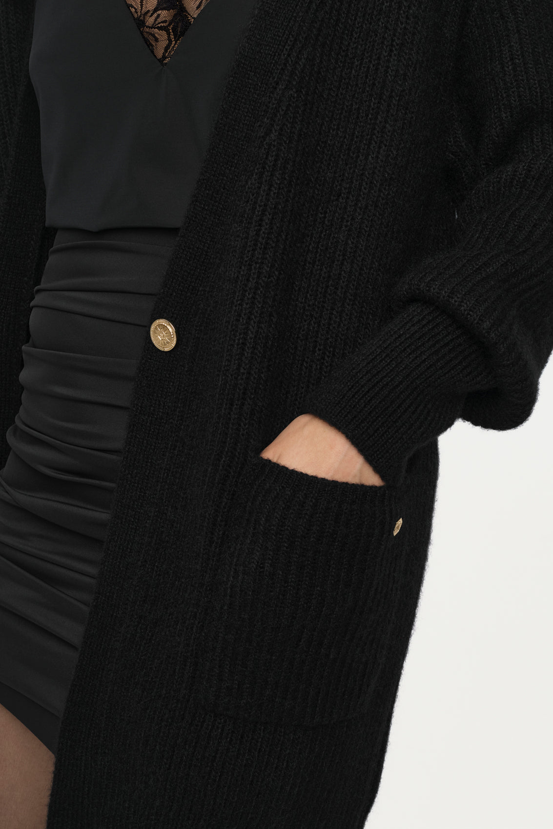 SARIEL Cardigan black