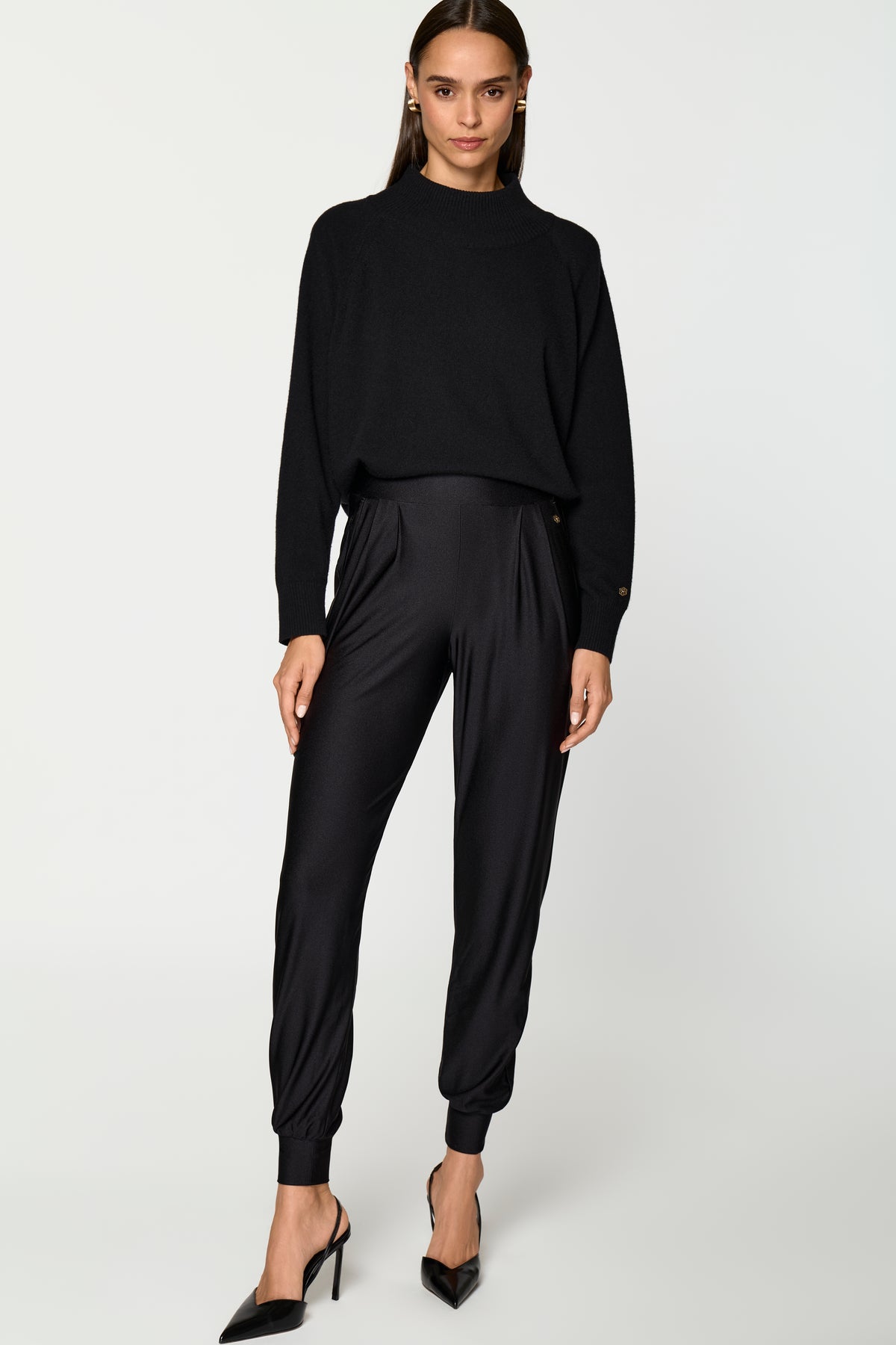 AURA Stretch Pants schwarz