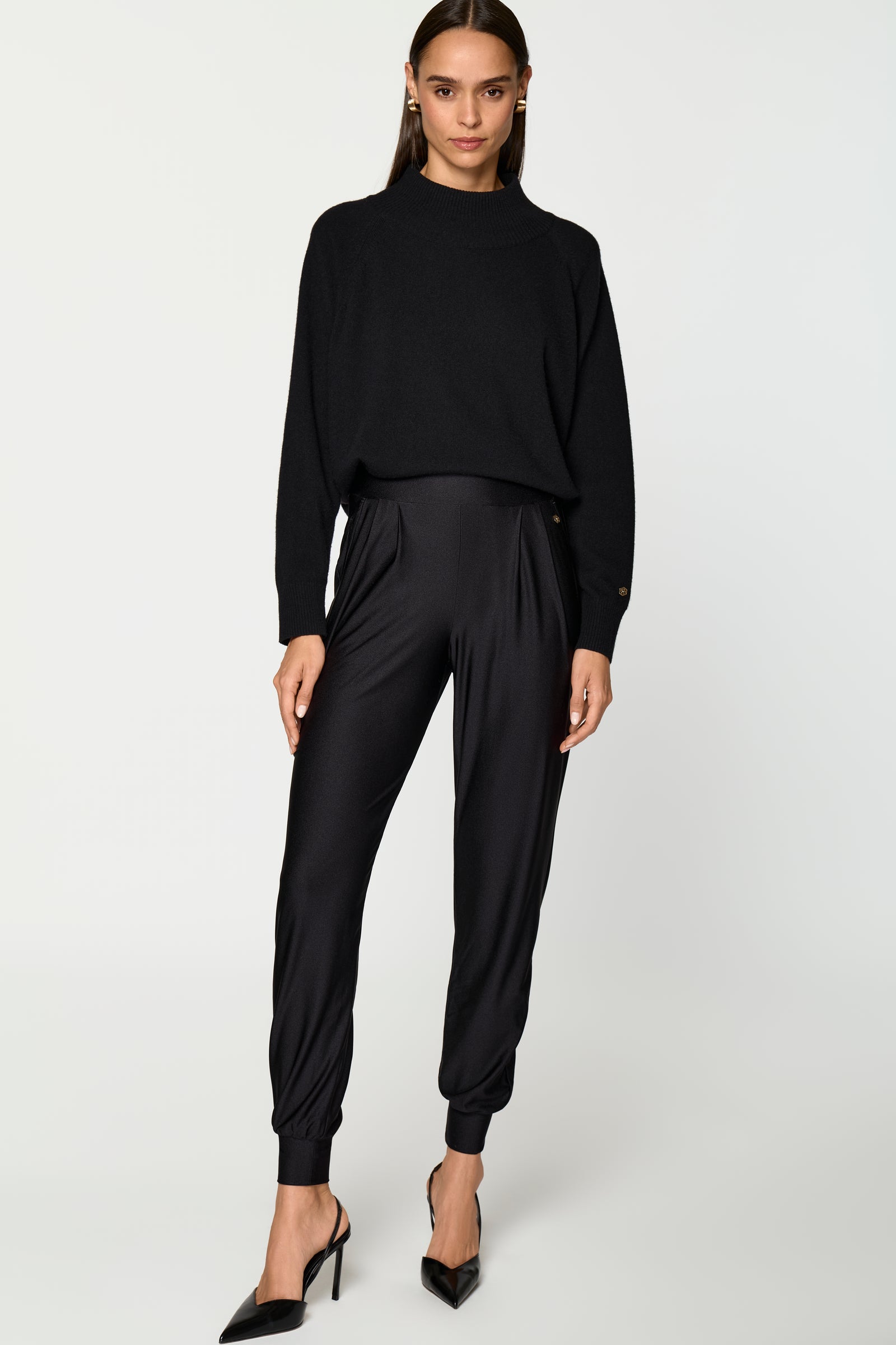 AURA Stretch Pants schwarz