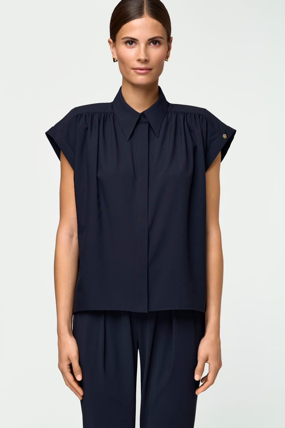 CASETTE Blouse deep navy
