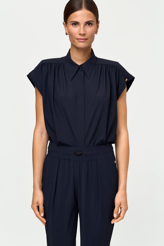 CASETTE Bluse deep navy