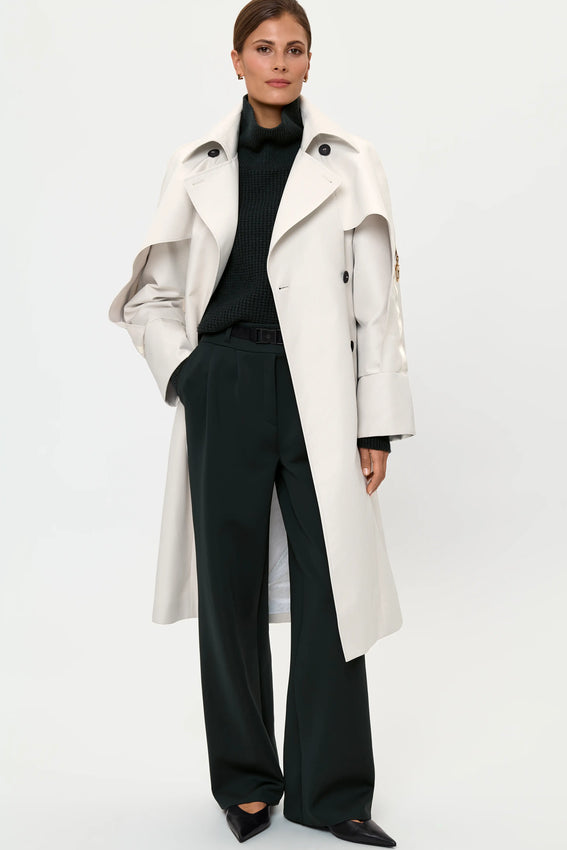 TESTARO Trench Mantel noce
