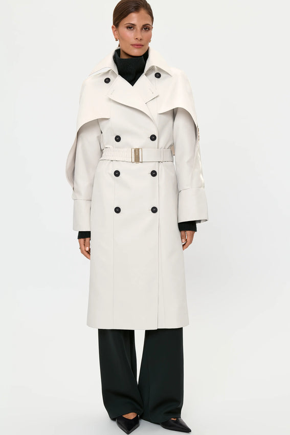 TESTARO Trench Mantel noce