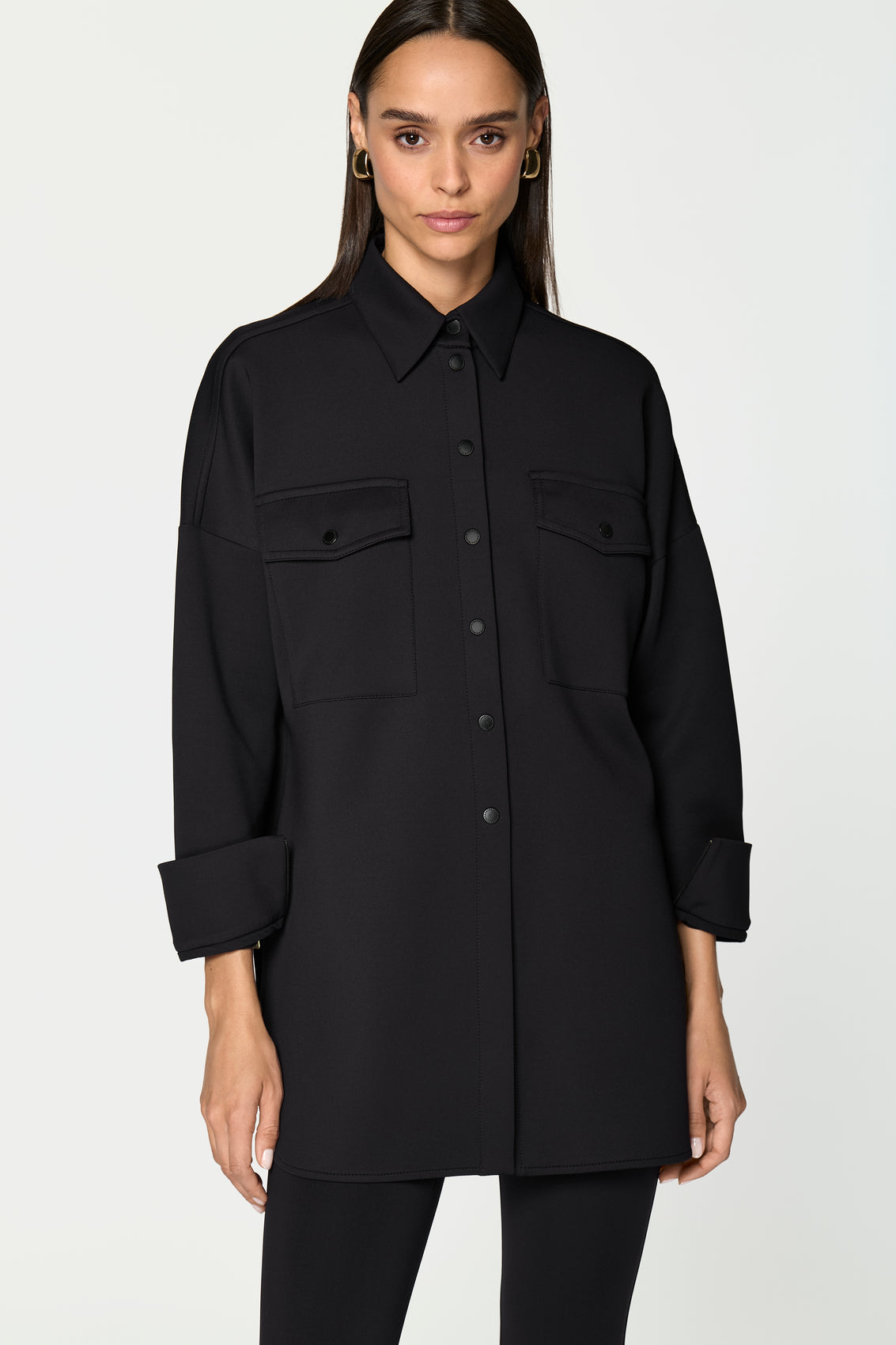 ERICE Shirt Jacket black