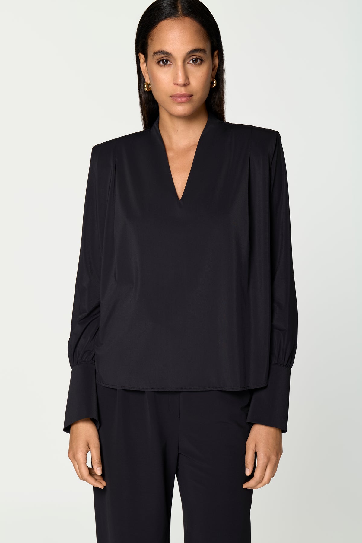 BISCARI Bluse schwarz